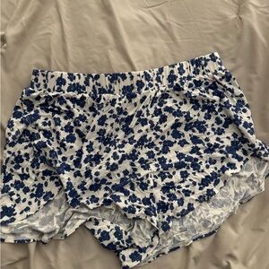Floral Print pajama shorts